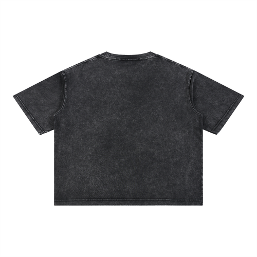 Mineral Wash Boxy Cotton T-Shirt