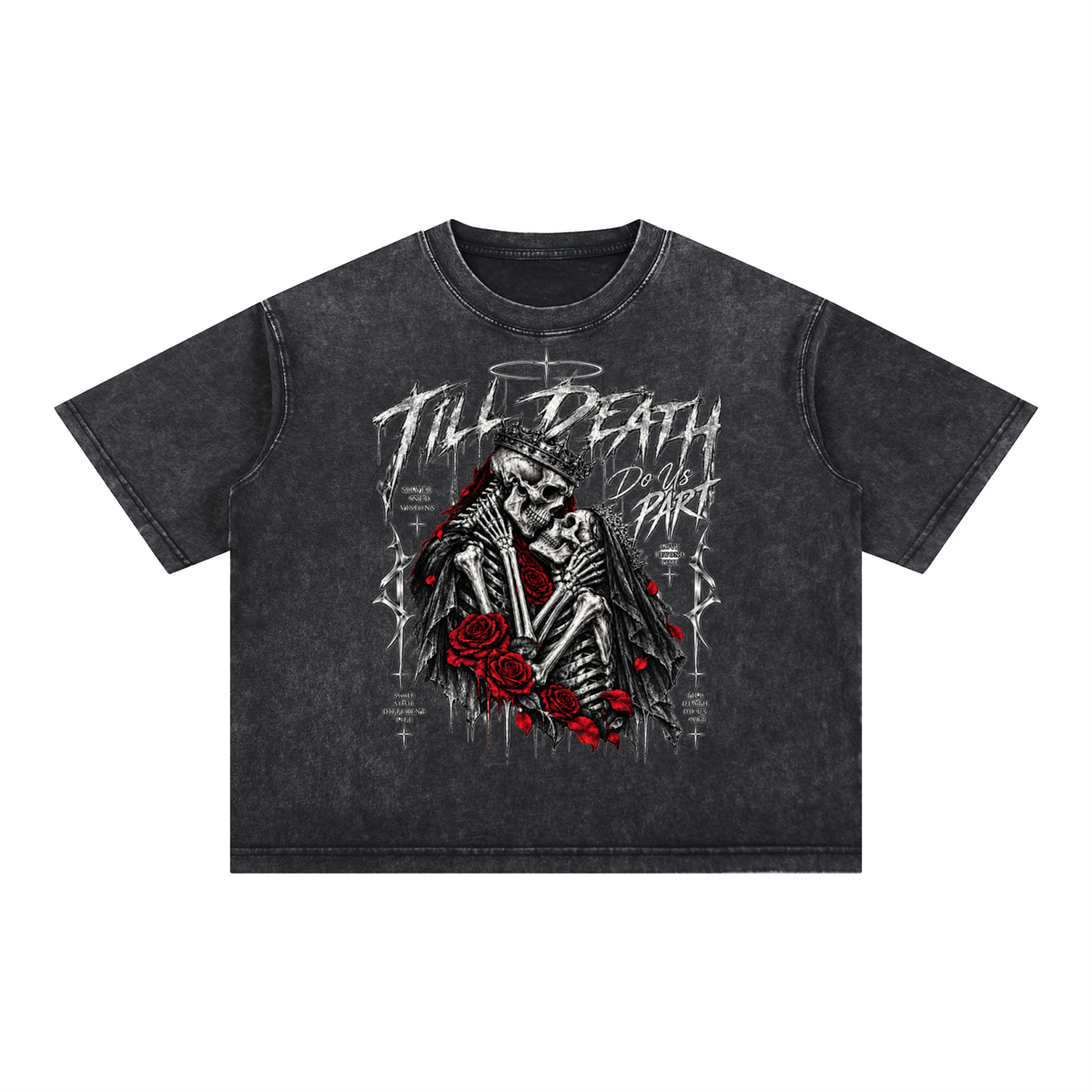 Mineral Wash Boxy Cotton T-Shirt