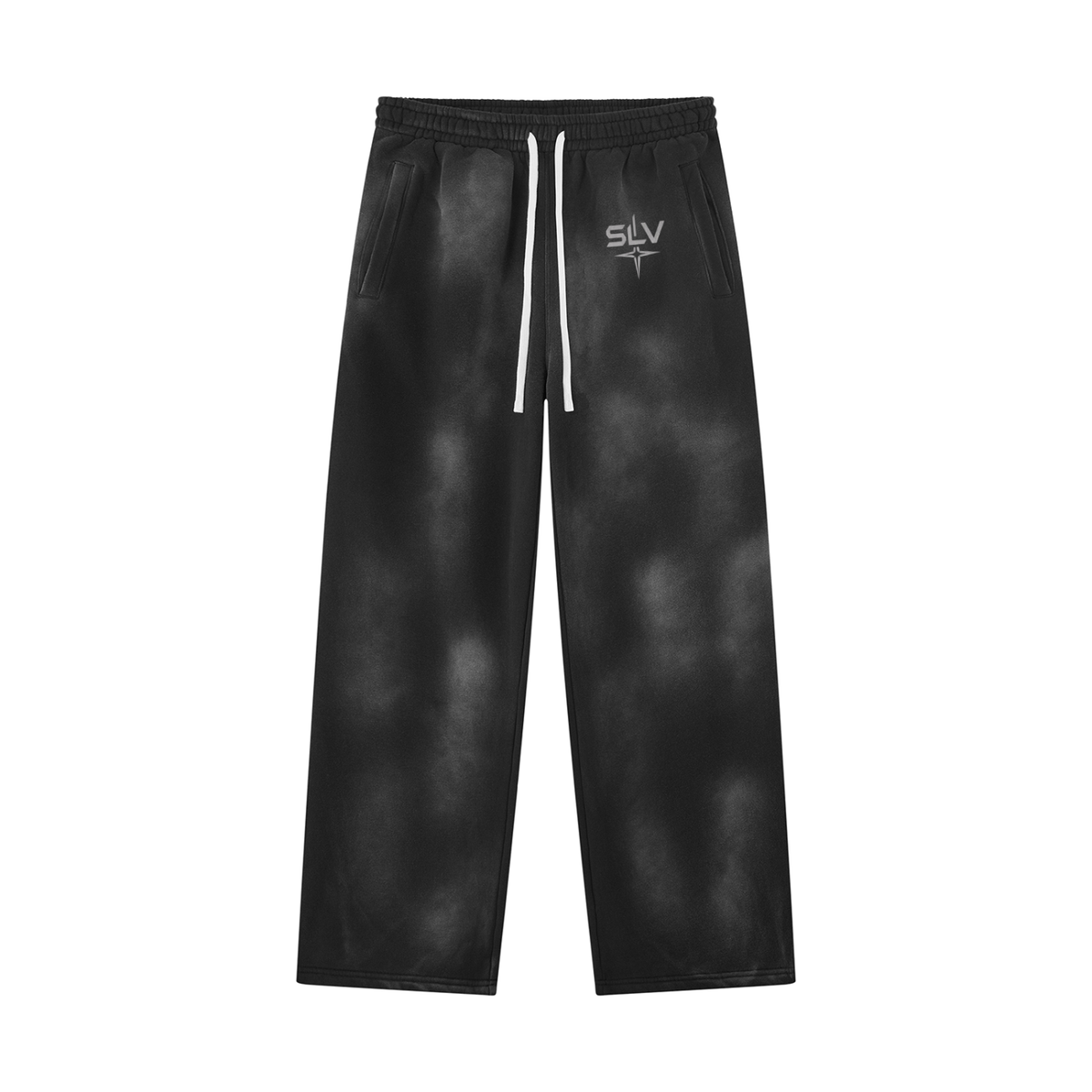 Unisex Sunfade Wide Leg Fleece Sweatpants
